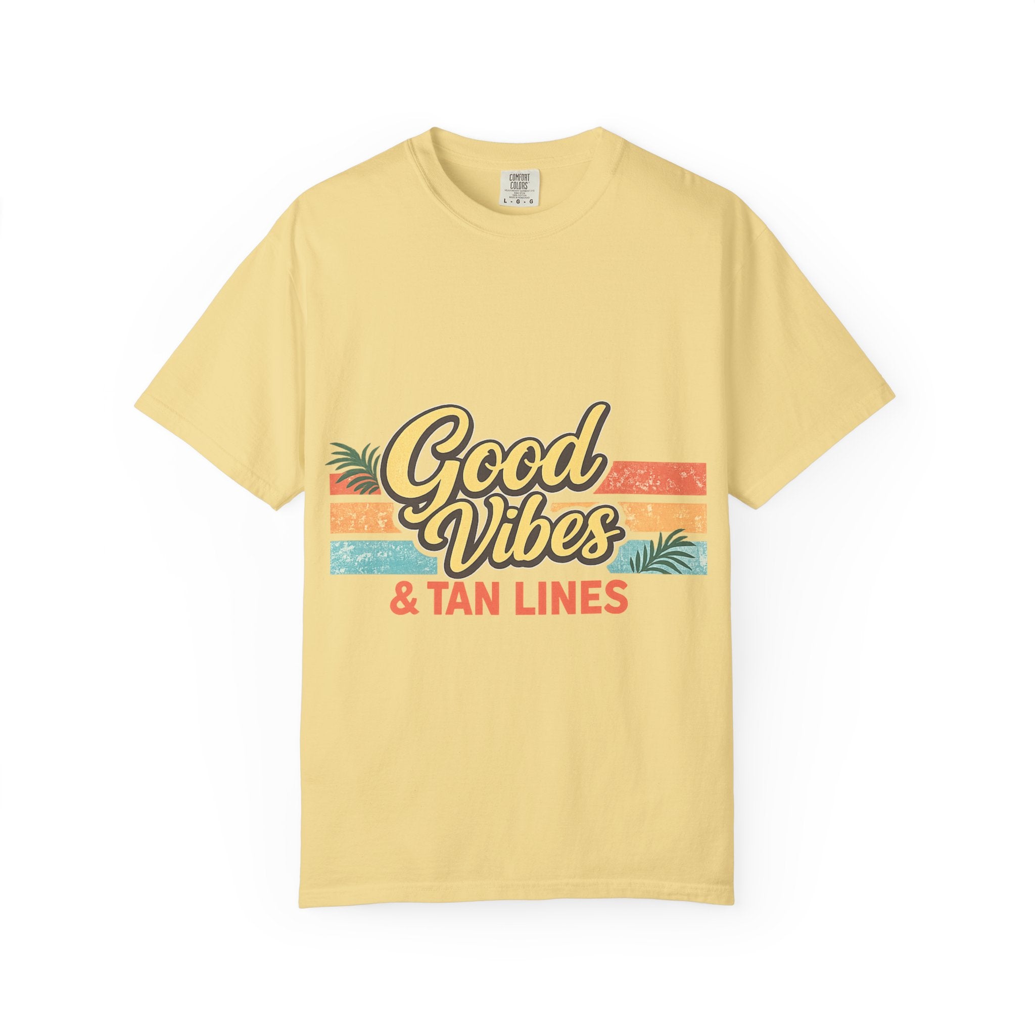 Good Vibes & Tan Lines Summer Graphic Tee