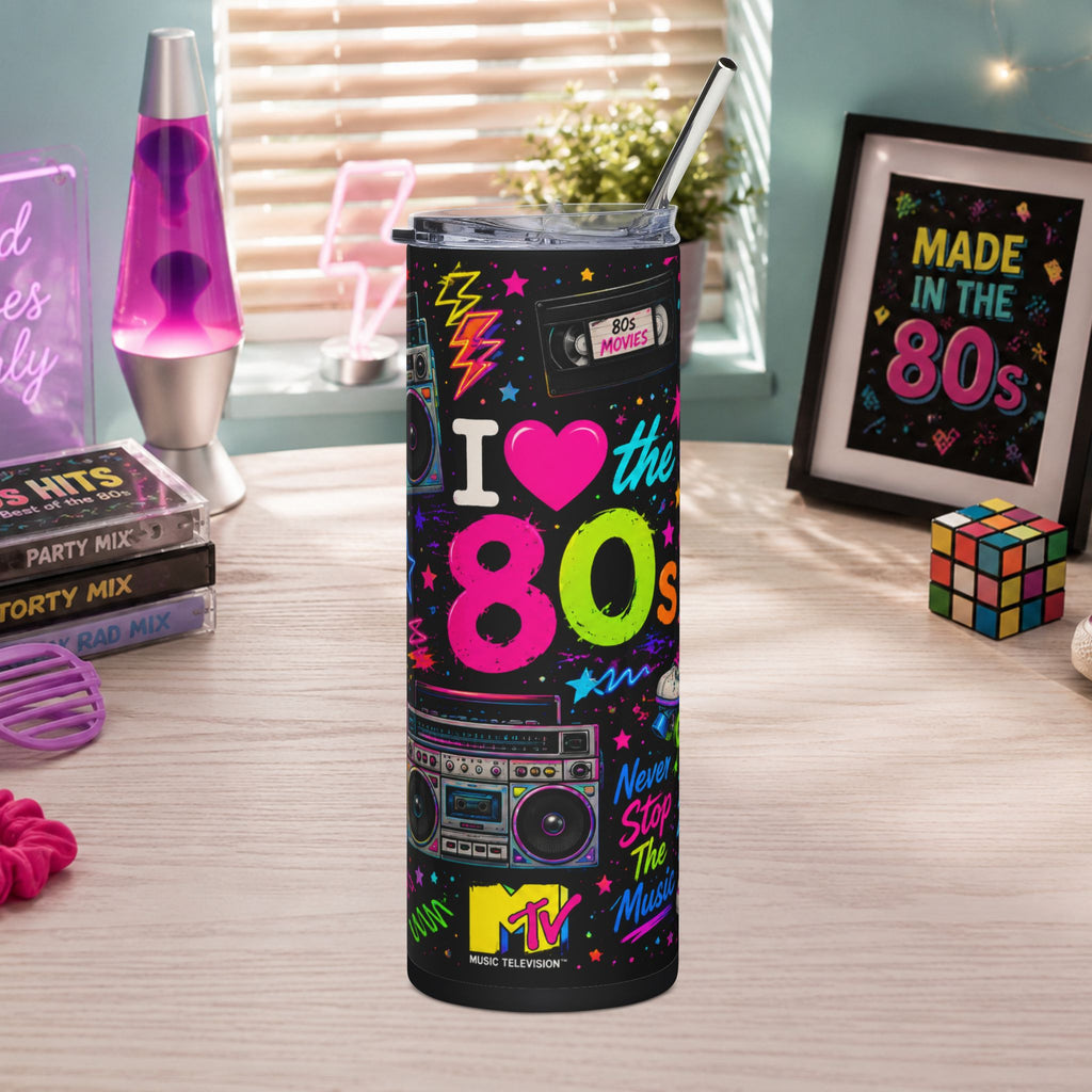 I Love The 80's Stainless Steel Tumbler 20 oz
