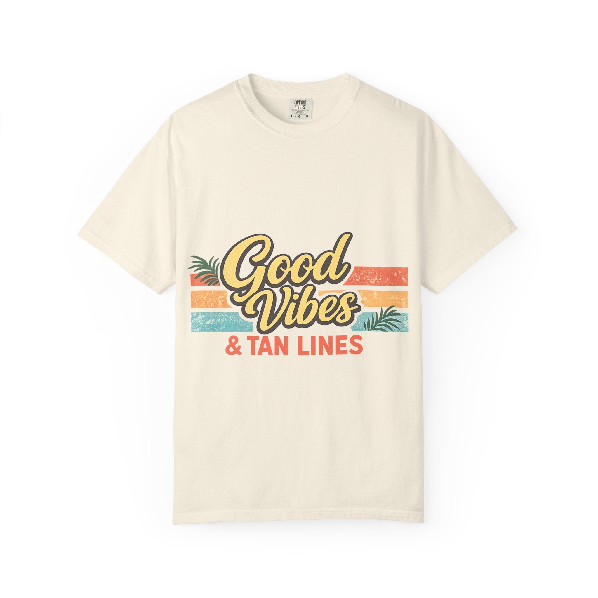 Good Vibes & Tan Lines Summer Graphic Tee