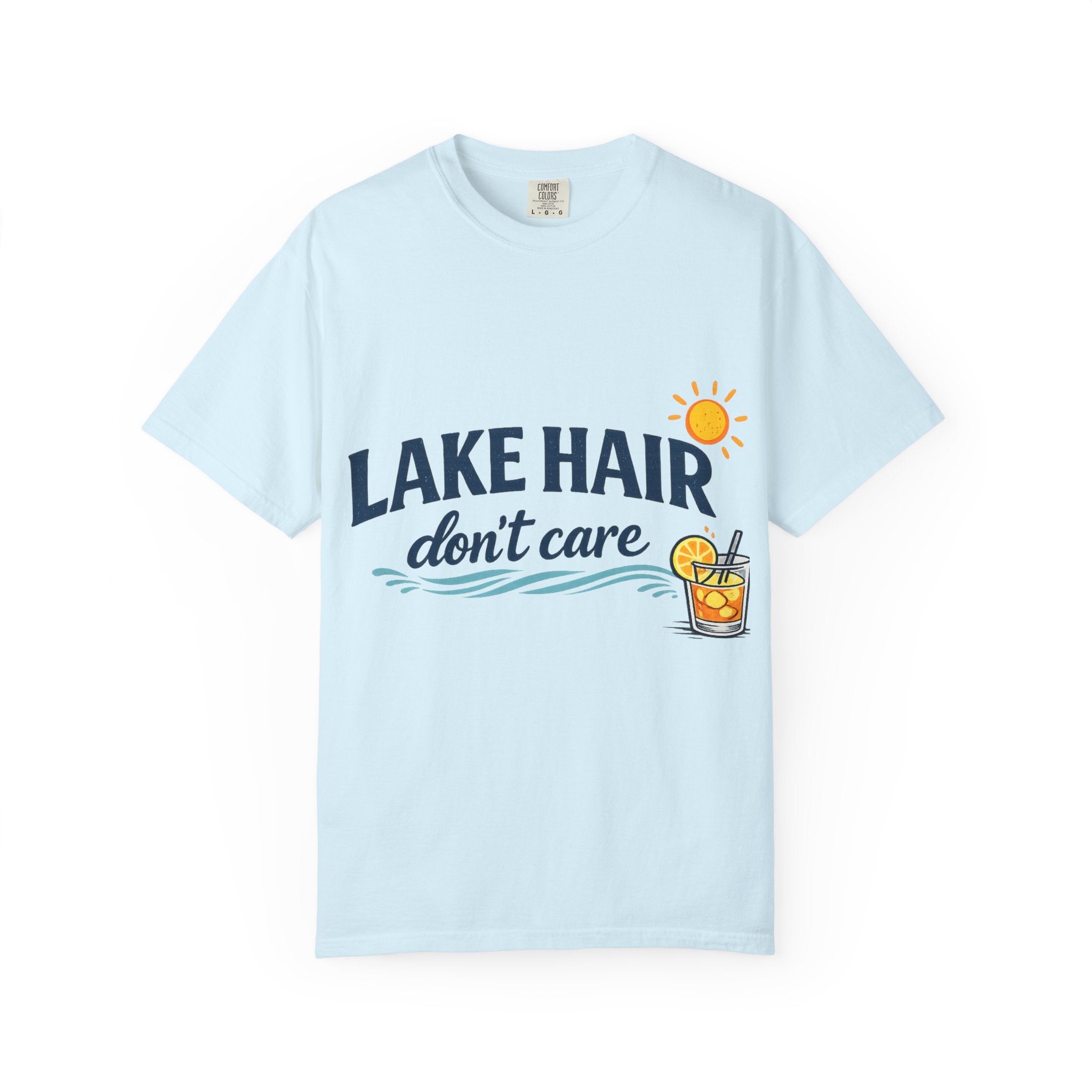 Lake Hair, Don't Care Summer Graphic Tee