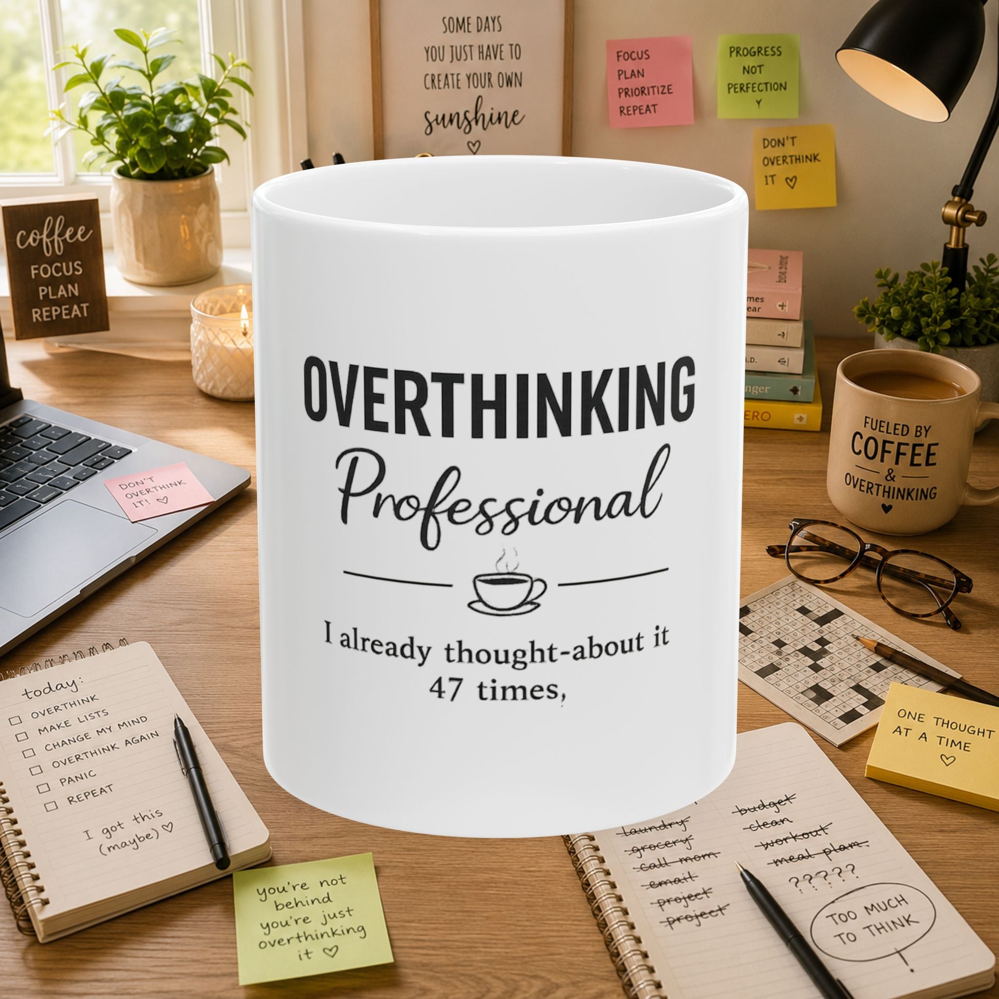 Overthinking Professional Ceramic Mug