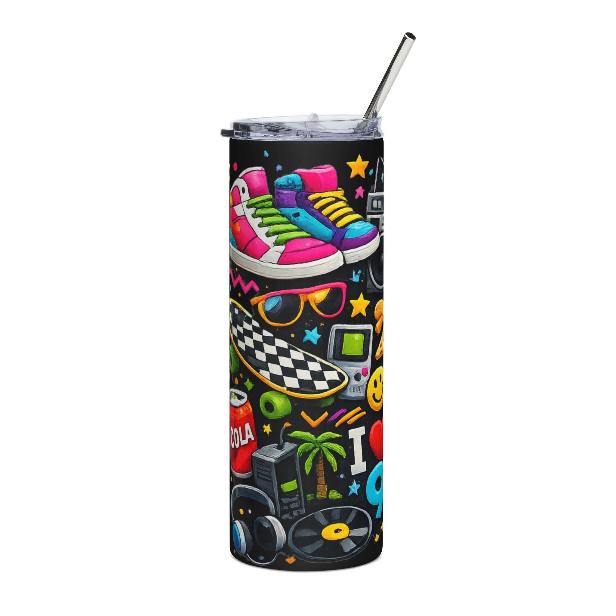 I Love The 90's Stainless Steel Tumbler, 20oz