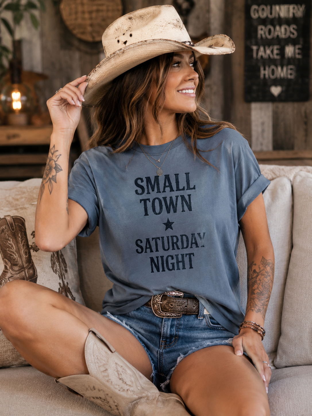 Small Town Saturday Night Tee