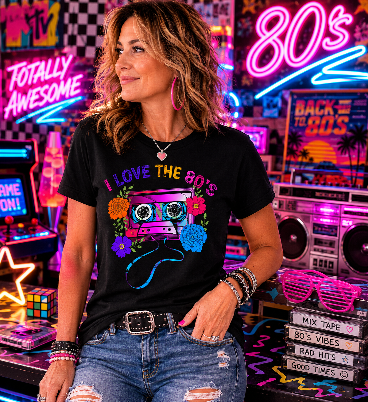I Love The 80's Graphic Tee
