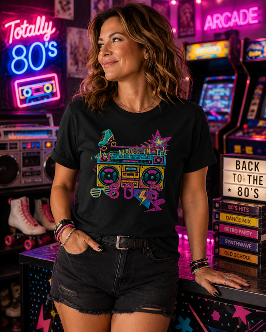 I Was Made In The 80's Graphic Tee