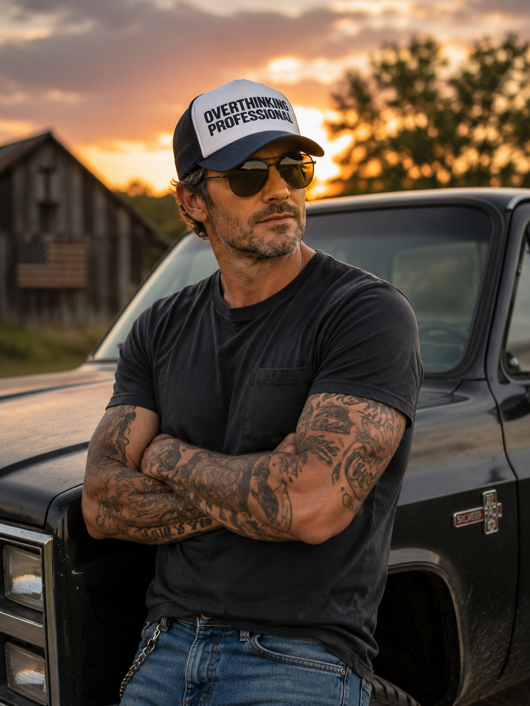 Overthinking Professional Trucker Hat
