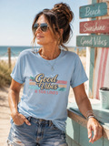 Good Vibes & Tan Lines Summer Graphic Tee