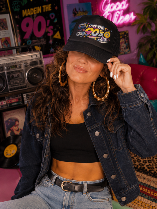 I Love The 90's Foam Trucker Hat