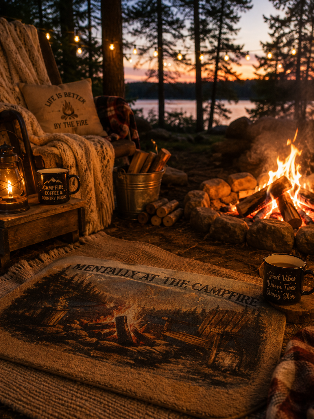 Campfire Doormat