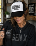 Please Don't Start With Me Today Trucker Hat Funny Sarcastic