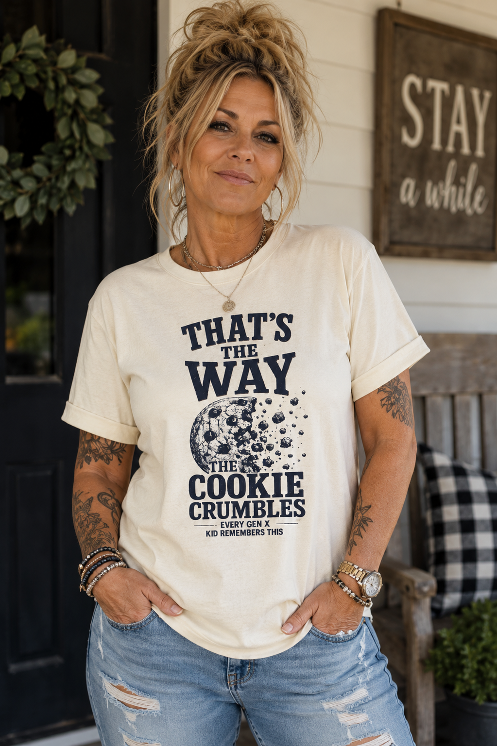 That's The Way The Cookie Crumbles Gen X Nostalgia T-Shirt