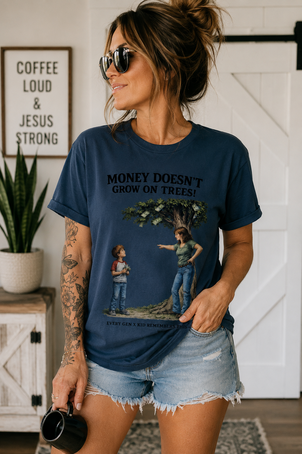 Money Doesn't Grow on Trees! Gen X Nostalgia T-Shirt