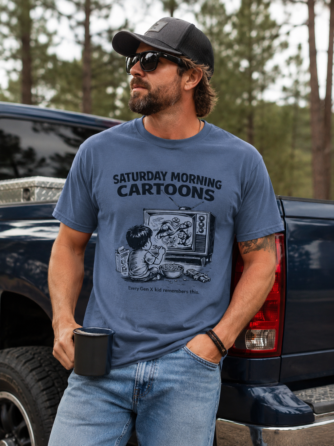 Saturday Morning Cartoons - Gen X Nostalgia T-Shirt