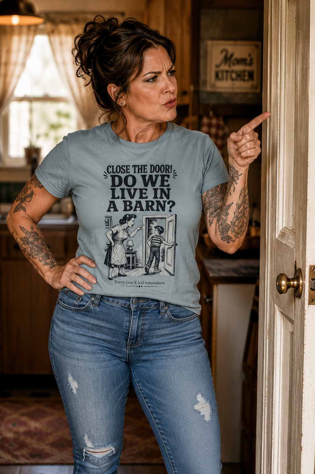 Do We Live in a Barn? Gen X Nostalgia T-Shirt