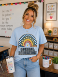 Retro Special Education Rainbow Shirt | Comfort Colors Back To School Tee