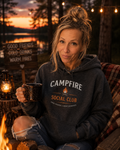 Campfire Social Club Hoodie | Cozy Fall Unisex Hoodie