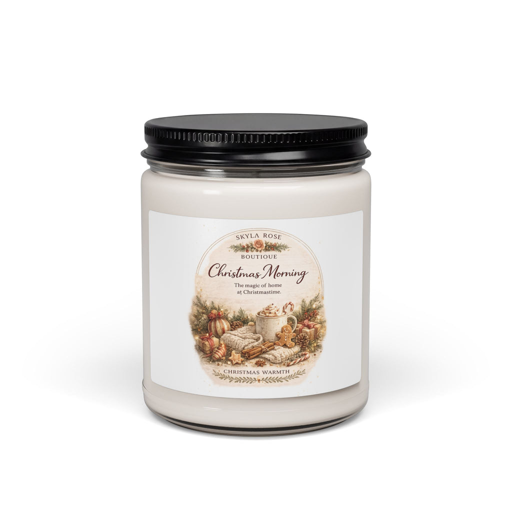 Skyla Rose Boutique Christmas Morning Scented Soy Candle - Christmas Warmth