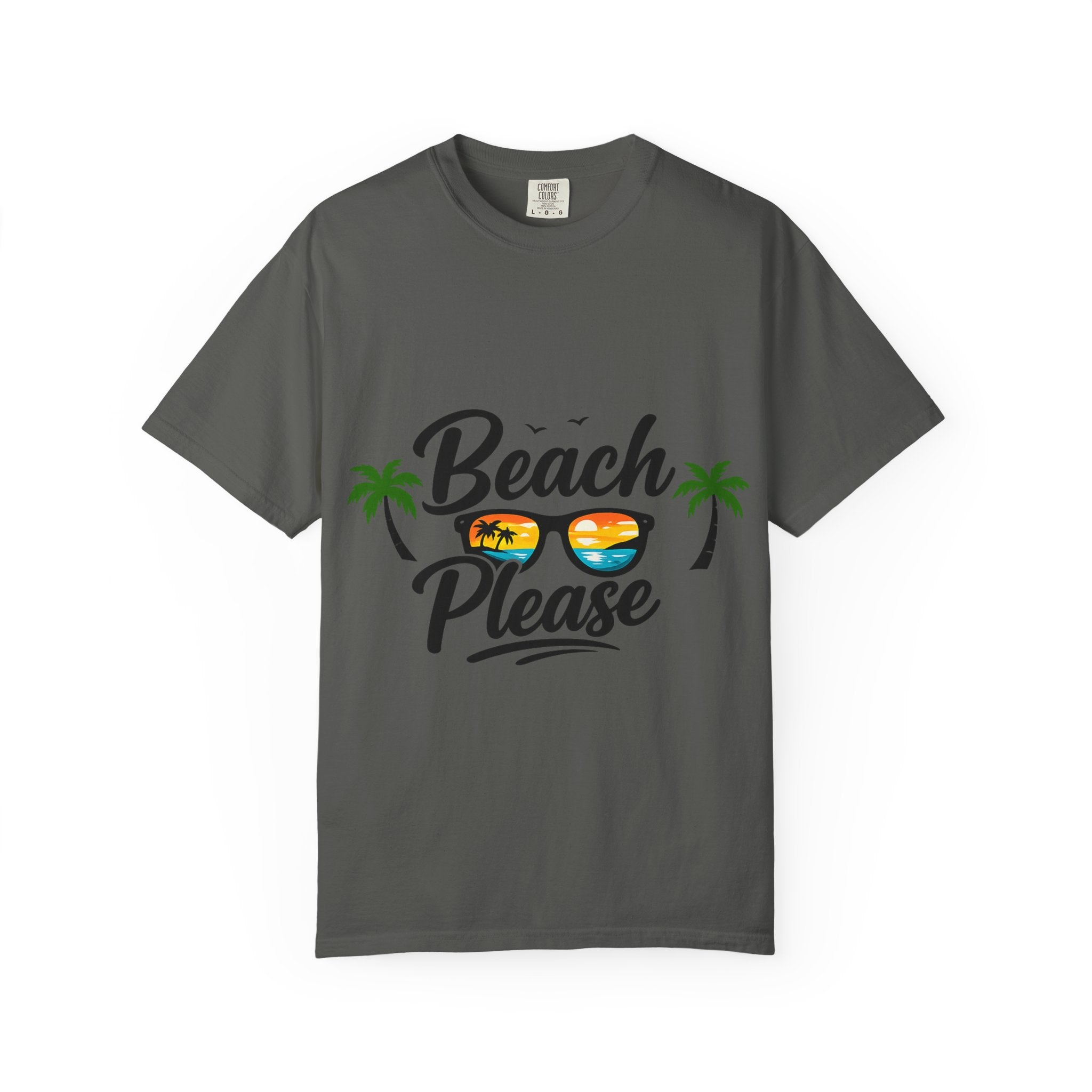 Beach Please Funny Summer Tee