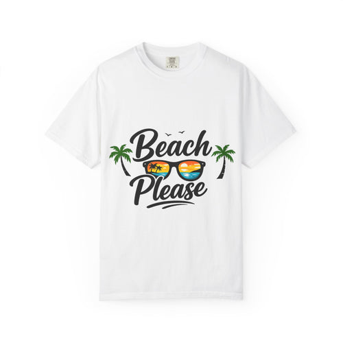Beach Please Funny Summer Tee