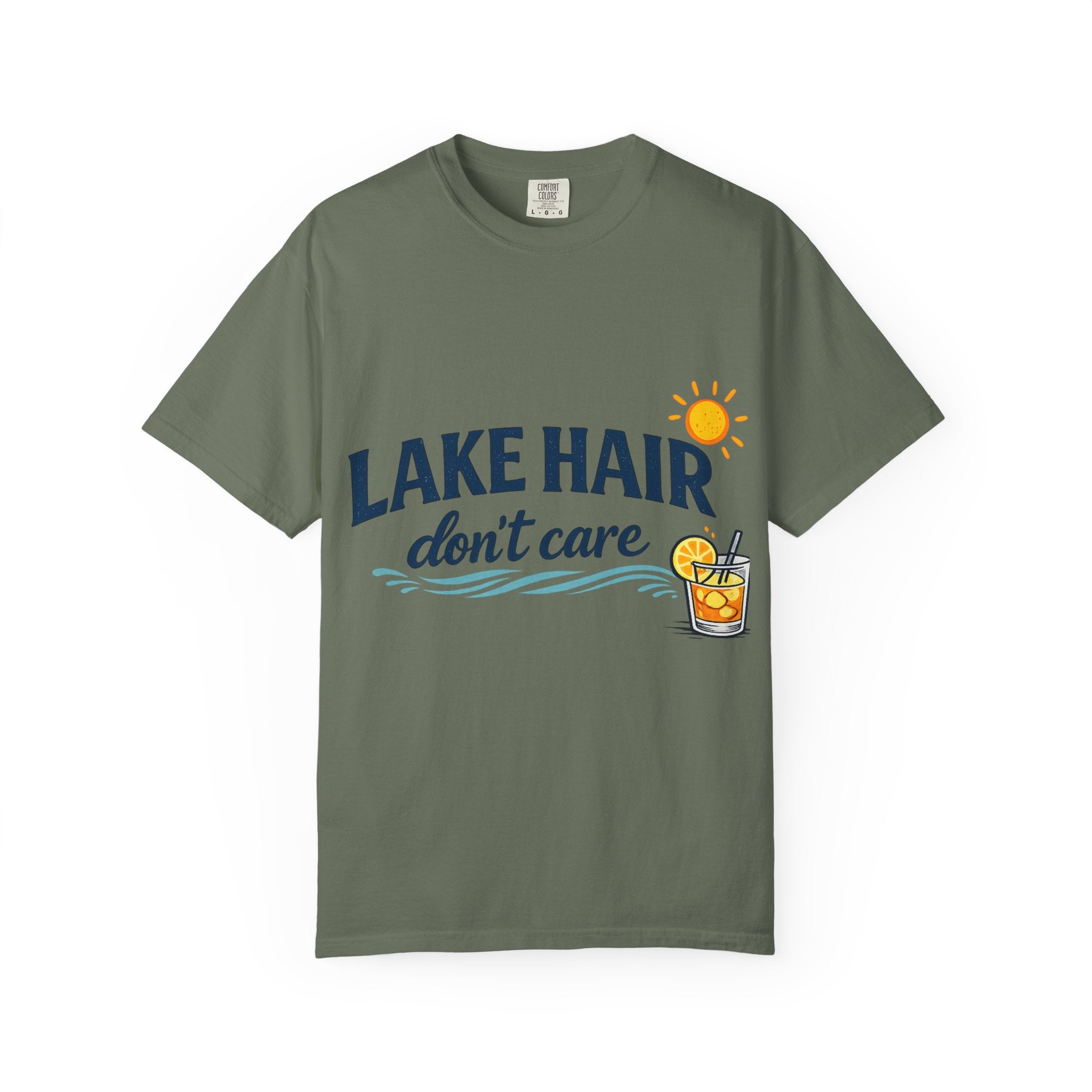 Lake Hair, Don't Care Summer Graphic Tee